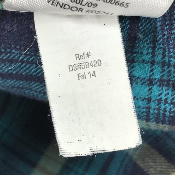 Eddie Bauer Classic Fit Button Up Shirt Women's Small Plaid 100% Cotton Outdoor - Picture 12 of 12